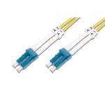 DIGITUS Fiber Optic Patch Cord,, LC (APC) to LC (UPC), Singlemode, OS1, 09/125 µ, Duplex, Length 1m DK-293LCA3LC-01