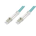 Digitus Fiber Optic Patch Cord, LC to LC Multimode 50/125 µ, Duplex Length 15m, Class OM3 DK-2533-15/3
