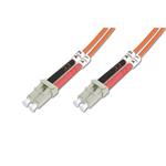 DIGITUS Fiber Optic Patch Cord, LC to LC, Multimode, OM2, 50/125 µ, Duplex Length 5m DK-2533-05