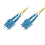 Digitus Fiber Optic Patch Cord SC (APC) to SC (APC), Singlemode 09/125 µ, Duplex, Length 10m DK-292SCA2SCA-10