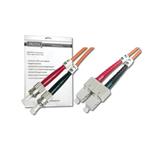 DIGITUS Fiber Optic Patch Cord, ST to SC, Multimode 50/125 µ, Duplex, Length 2m DK-2512-02