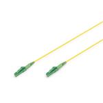 DIGITUS Fiber Optic simplex patch kabel, Singlemode, LC/APC - LC/APC, OS2, 9/125µ, 3 m