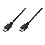 Digitus HDMI/A prepojovací kábel, 0,5m, 2x tienený, AWG30, čierny