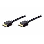 Digitus HDMI/A propojovací kabel, dvoj.stínění, 3m, AWG30, pozl., černý AK-108051