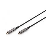 Digitus HDMI AOC Connection Cable Type USB-C - USB-C M/M, 20,0 m, UHD 4K, 4K@60 Hz, USB 3.1, černý AK-330160-200-S