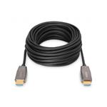 Digitus HDMI AOC hybrid-fiber connection cable, Type A M/M, 20m, UHD 8K@60Hz, CE, gold, bl AK-330126-200-S