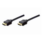 Digitus HDMI High Speed + Ethernet připojovací kabel, 2xstíněný, 2m