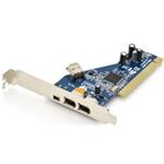 DIGITUS IEEE 1394a Interface Card, PCI, 4 Port2x6-Pin+1x4-Pin Extern, 1x6-Pin Intern PnP, VIA VT6306 chipset DS-33203-2