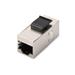 DIGITUS Keystone spojka Cat6, tienena STP, 2xRJ45, strieborna