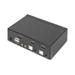 DIGITUS KVM přepínač, 2 porty, dva displeje, 4K, HDMI DS-12870