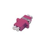 Digitus LC/LC Coupler, OM4, Color RAL 4003 Zirconia Ceramic Sleeve, Plastic housing,Multimode incl. fixing material