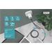 DIGITUS Miniaturní nabíječka USB-C, 2portová, 65W 2x USB-C, 45W+20W, bílá. DA-10063