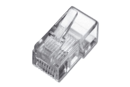 Digitus Modular Plug, CAT 5e, 8P8C nestíněný, lanko, 100 ks A-MO 8/8 SR