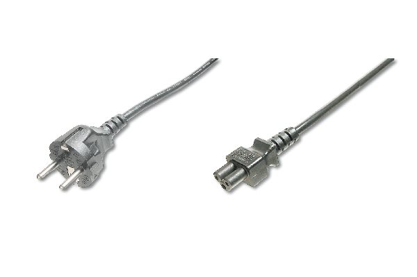 Digitus Napájecí kabel, CEE 7/7 (Typ-F) - C5 M / F, 0,75 m, H05VV-F3G 0,75qmm, bl