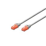 Digitus Patch Cable, CAT 6 UTP, AWG 26, LSZH, měď, šedý 5m DK-1617-050