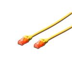 Digitus Patch Cable, CAT 6 UTP, AWG 26, měď, žlutý 1m