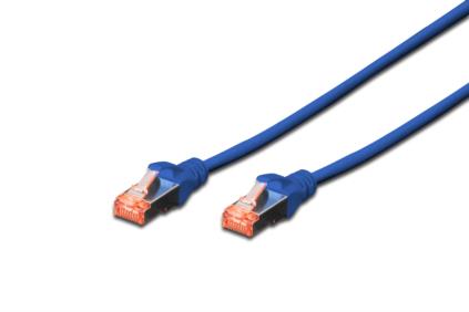 Digitus Patch Cable,S-FTP, CAT 6, AWG 27/7, LSOH, Měď, modrý 5m DK-1644-050/B