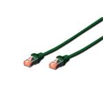 Digitus Patch Cable, S-FTP, CAT 6, AWG 27/7, LSOH, Měď, zelený 10m DK-1644-100/G