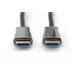 Digitus Připojovací kabel HDMI AOC s hybridním vláknem, typ A M/M, 10 m, UHD 4K@60 Hz, CE, zlatá, bl AK-330125-100-S