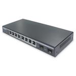 DIGITUS Professional L2 managed 8-Port Gigabit PoE Switch + 2 SFP DN-95344