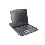 DIGITUS Professional Modular console with 19" TFT (48,3cm), 1-port KVM & Touchpad, german keyboard DS-72211-1GE