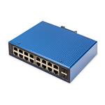 Digitus Průmyslový 16+2portový řízený gigabitový ethernetový přepínač L2 DN-651158