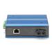 DIGITUS Průmyslový Gigabit Ethernet PoE+ Media Konvertor SFP Otevřený slot, bez SFP Modulu, PSE, 802.3at DN-652104-1