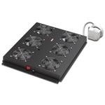 Digitus Roof cooling unit for DIGITUS server cabinets, 6 Fans, Switch, Thermostat, 828m3 air circ./h C DN-19 FAN-6-SRV-B