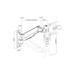 DIGITUS Single Gas Spring Monitor Wall Mount 17-32", 8 kg (max.), black DA-90396