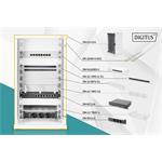 Digitus -SÍŤOVÁ SADA - 12U Rack, Police, PDU, 8port Switch, Patch panel, Cable organizer, Patch Cable DN-10-SET-3
