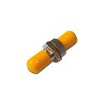 Digitus ST / ST Simplex Coupler Zirconia Ceramic Sleeve, Metal housing, with yellow caps, Singlemode