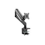 DIGITUS univerzální držák pro monitor s plynovou pružinou a svorkou VESA 75x100 DA-90426