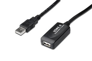 Digitus USB 2.0 aktivní predlžovací kábel 15m DA-73101