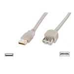 Digitus USB 2.0 extension cable, type A M/F, 1.8m, USB 2.0 conform, be