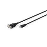 DIGITUS USB 2.0 na RS232 adaptér, 1,8m, černý DA-70172