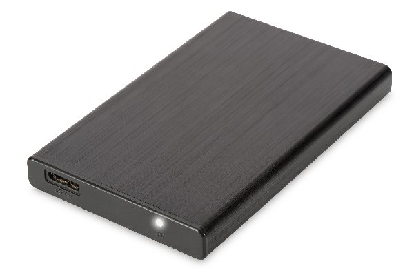 Digitus USB 3.0 SDD/HDD Enclosure, 2.5" 9.5 & 7.5 mm SSD/HDD hliníkový plášť, w/o PSU DA-71105