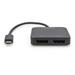 DIGITUS USB-C - 2x DP MST Video Hub DP 1.4, 4K/60Hz DS-45339