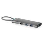 Digitus USB-C dokovací stanice, 8 portů: 1x HDMI, 5x USB 3.2 Gen 1, 1x RJ45, 1x PD DA-70921