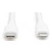 Digitus USB-C Silicone charging cable, USB-A - USB-C 2m, USB 2.0, 60W, black AK-600110-020-W