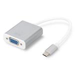 DIGITUS USB Typ C 1080p VGA Adaptér, hliníkové šasi, 20 cm kabel, Chipset: VL100+IT6513 DA-70837