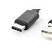 Digitus USB Type-C connection cable, type C to A M/M, 1.0m, 3A, 480MB, 2.0 Version AK-300154-010-S