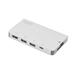 Digitus USB Type C Multiport Travel Dock, 6 Port, 4K, HDMI, 2x USB-C, 2x USB3.0, MicroSD,SD/MMC, silver DA-70867