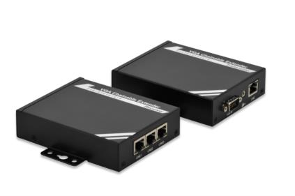 Digitus VGA Extender, Set, CAT. 5e/6, up to 100m, cascadable rack mountable DS-53200