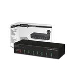 DIGITUS Video Selector, 1 Monit., 8 PCs,, Remote Cont. w/ Power Supply,9 X HDSUB 15 Female w/o Cable,w/ Remote DS-46100