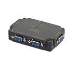 Digitus Video Splitter compact 1 PC- 4 Monitors, 350 MHz, HDSUB 15/M - 4x HDSUB 15/F Max. Res. 2048x1536p DS-42120-1