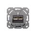 DIGITUS Zásuvka Profi STP 2 port, Cat5E pod omietku, LSA, biela DN-9001-N