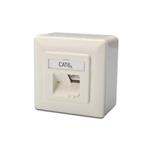 DIGITUS Zásuvka Profi STP 2 port, Cat6 na omietku, LSA, biela DN-9007-S-1