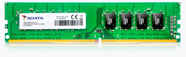 DIMM DDR4 8GB 2400MHz 1x8GB ADATA, retail AD4U240038G17-R