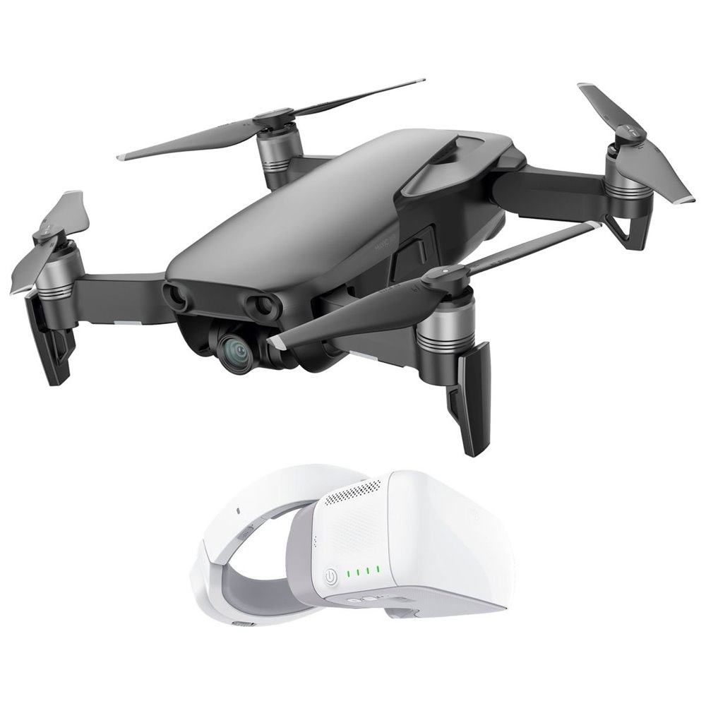 DJI dron, Mavic Air, 4K kamera, černý + DJI Goggles DJIM0254BG