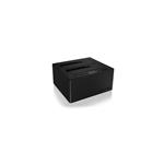 Docking and clone station for 2x 2,5''/3,5'' HDD, USB 3.1 Type-C, Led, Black IB-121CL-C31